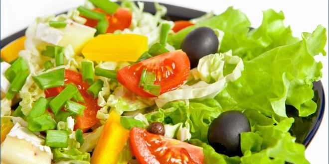 Рецепты салатов из овощей для похудения