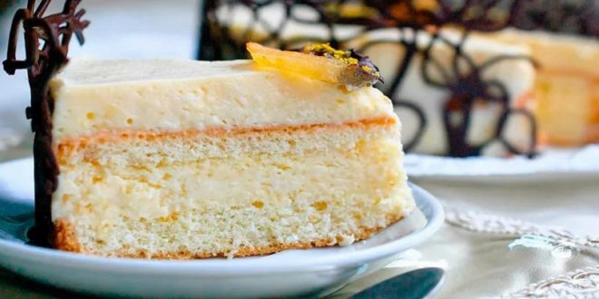 Лимонный торт — рецепт на десерт