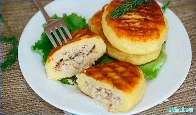 сытные зразы картофельные с мясом