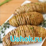 Печеный картофель в духовке — Аккордеон