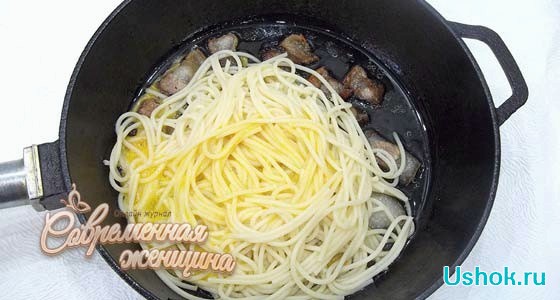 Паста карбонара: рецепт с беконом по-итальянски