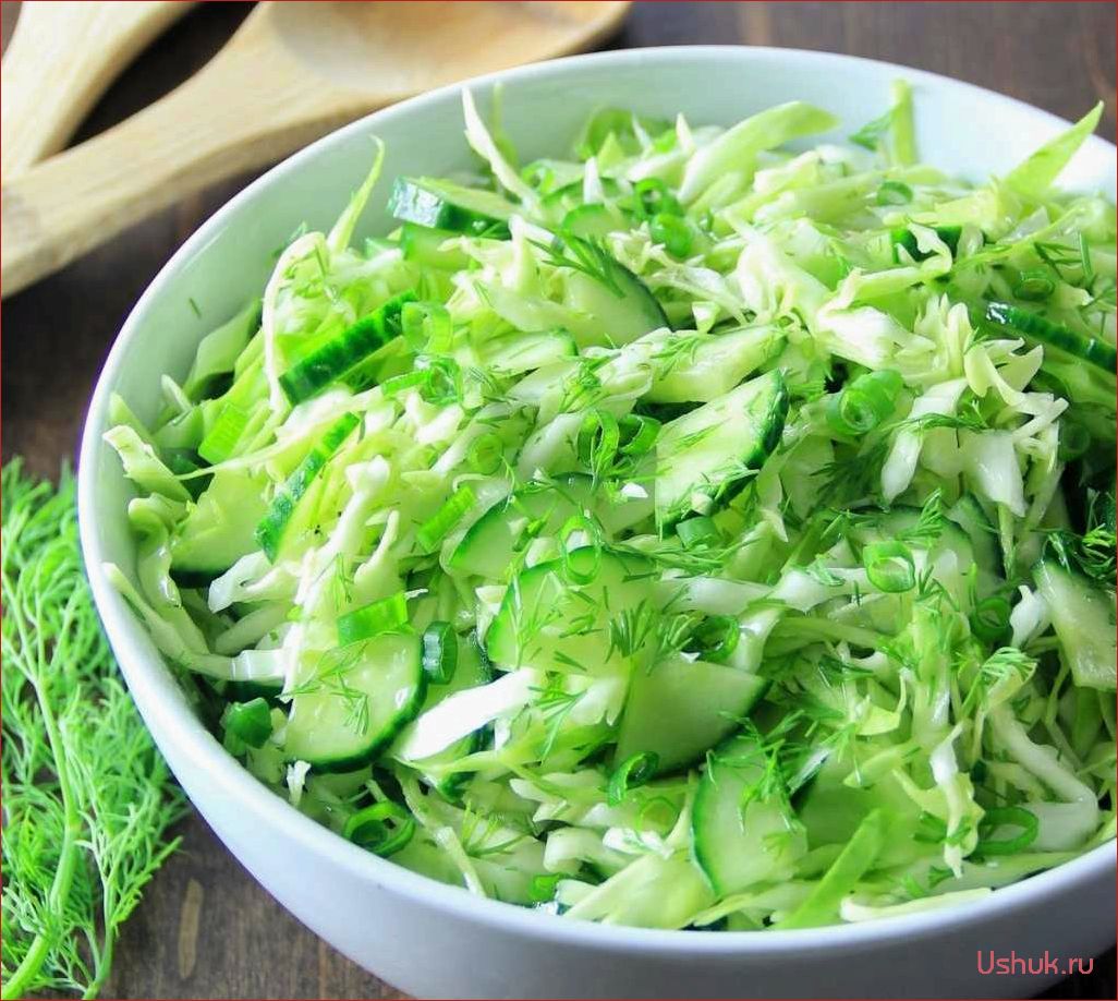 Рецепт приготовления вкуснейшего и полезного салата из капусты 