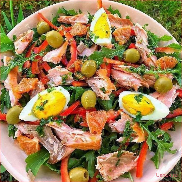Салат с горбушей соленой — вкусное и полезное блюдо 