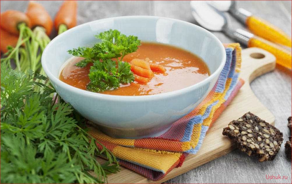Как приготовить аппетитный суп-пюре из моркови с сельдереем 